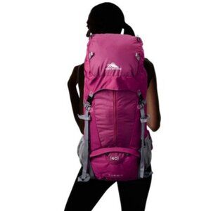 High Sierra Classic 2 Series Summit 40 Frame Pack Hiking Boysenberry Ash